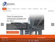 Tablet Screenshot of eurocem.it